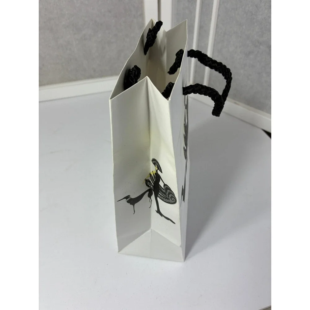 Erte Symphony in Black Art Deco Gift Bag Flame Tree Publishing 2006 Greyhound